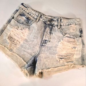 FB Sister Distressed Shorts